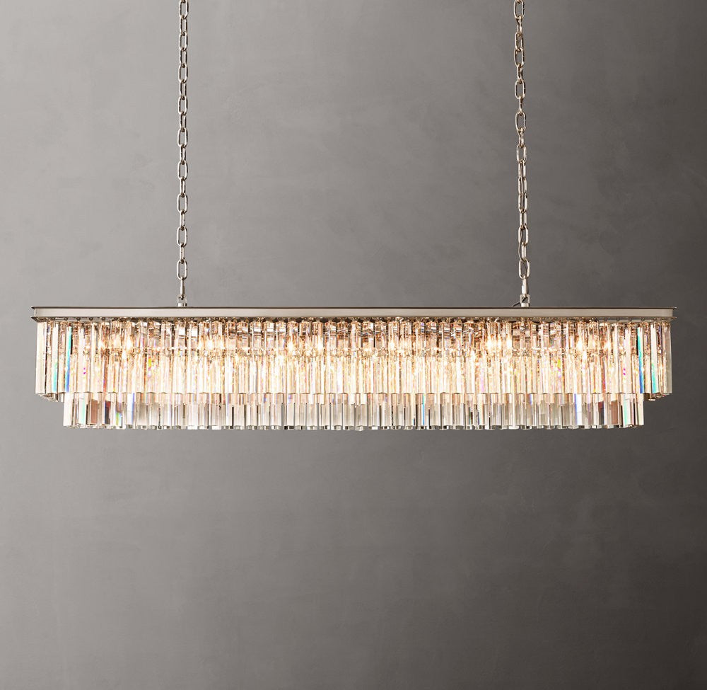 1920s Odeon Rectangular Chandelier