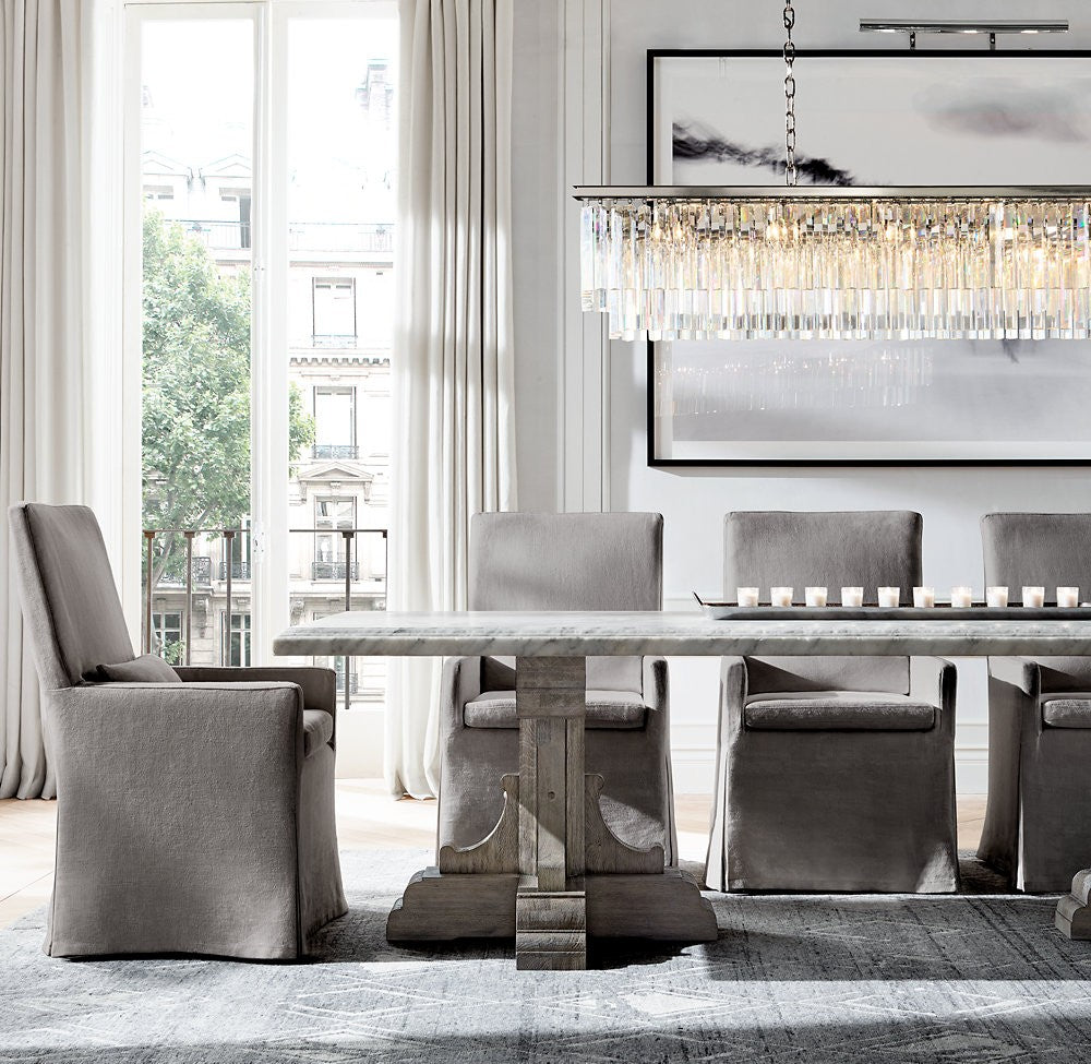 1920s Odeon Rectangular Chandelier