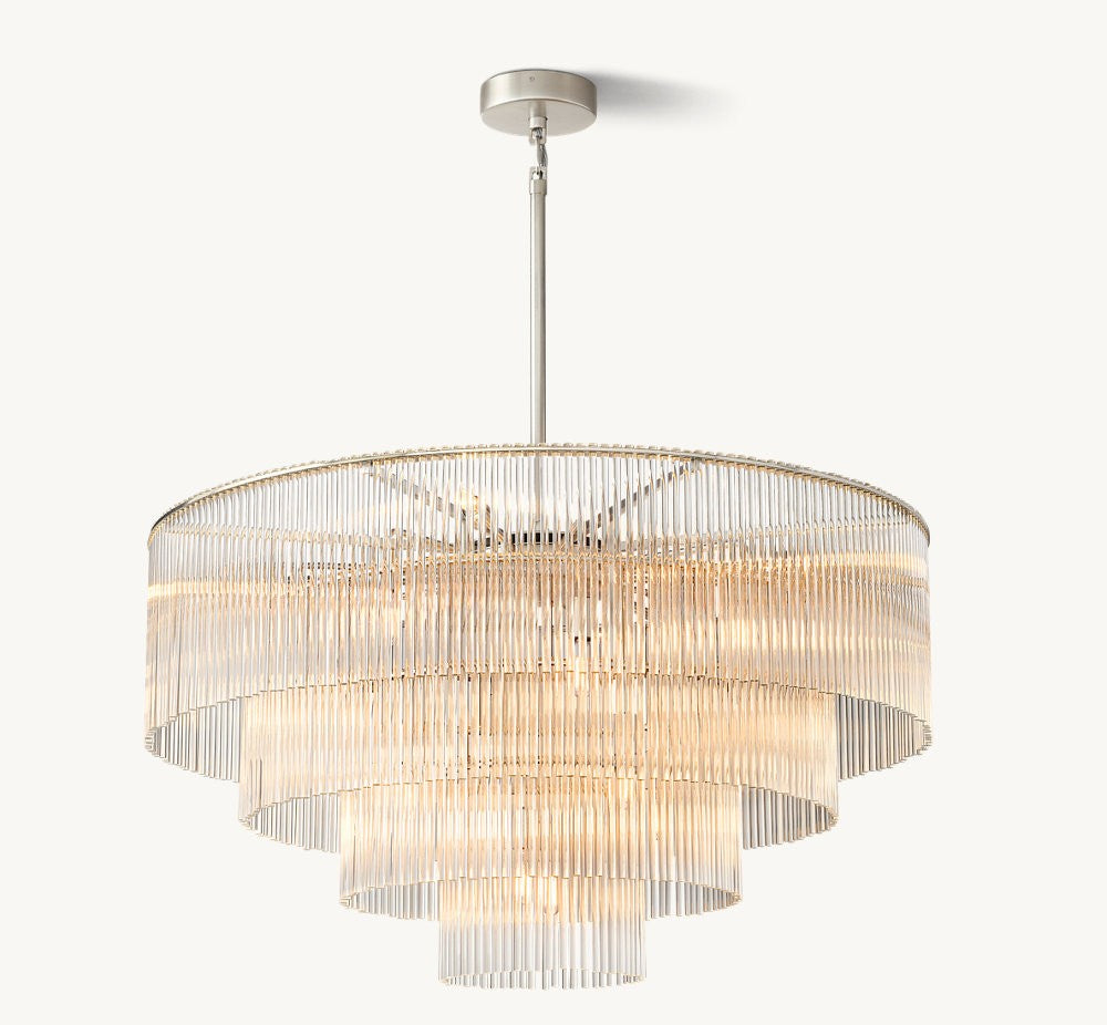 Amadeo Round Tiered Crystal Chandelier