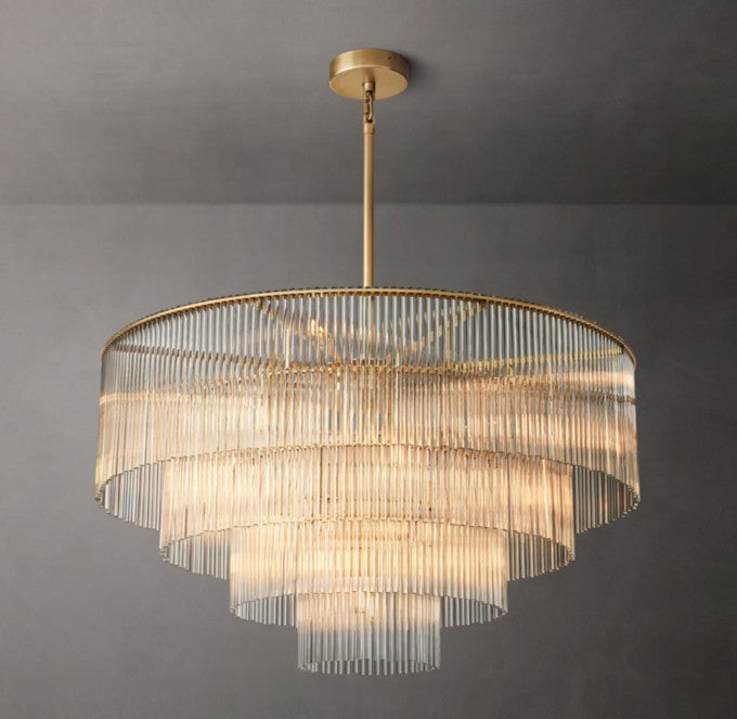 Amadeo Round Tiered Crystal Chandelier