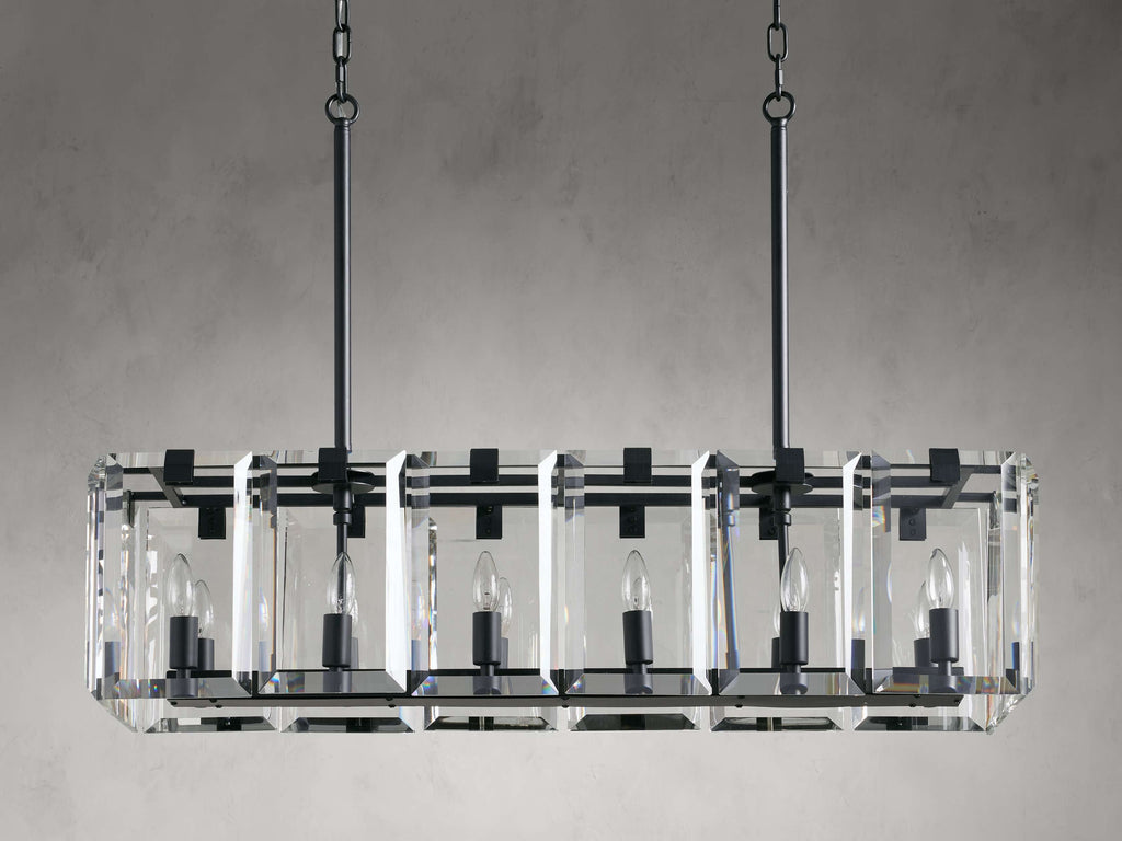 Amaya Crystal Rectangular Chandelier