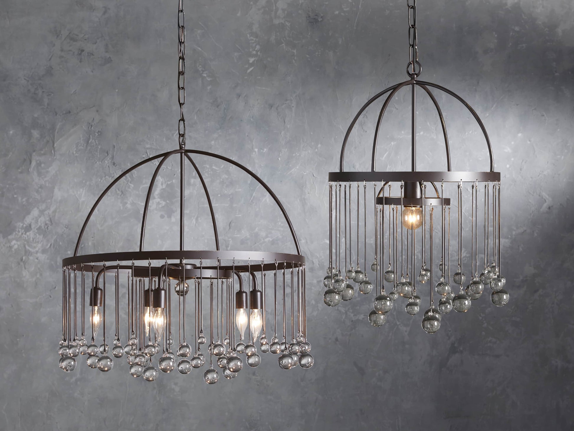 Aubrey Crystal Round Chandelier
