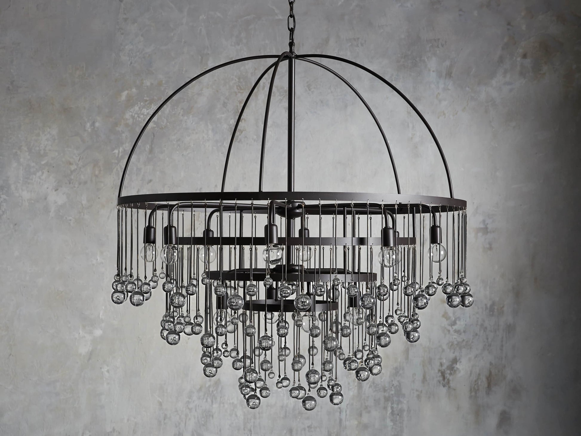 Aubrey Crystal Round Chandelier