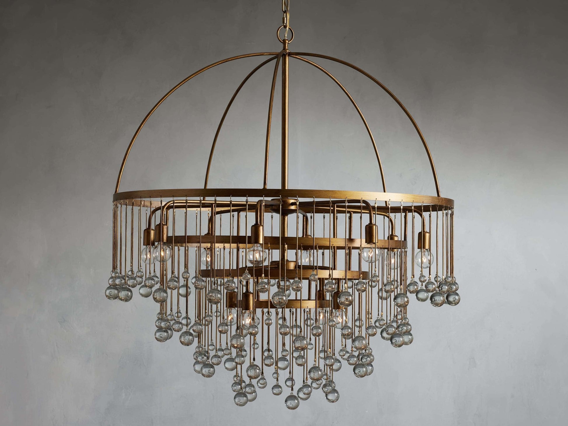 Aubrey Crystal Round Chandelier
