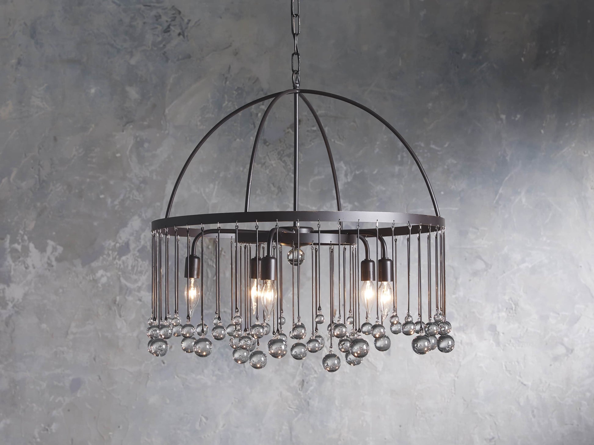 Aubrey Crystal Round Chandelier