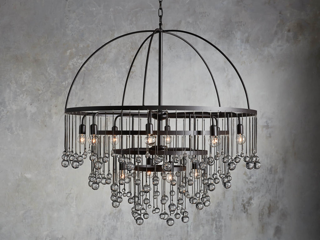 Aubrey Crystal Round Chandelier