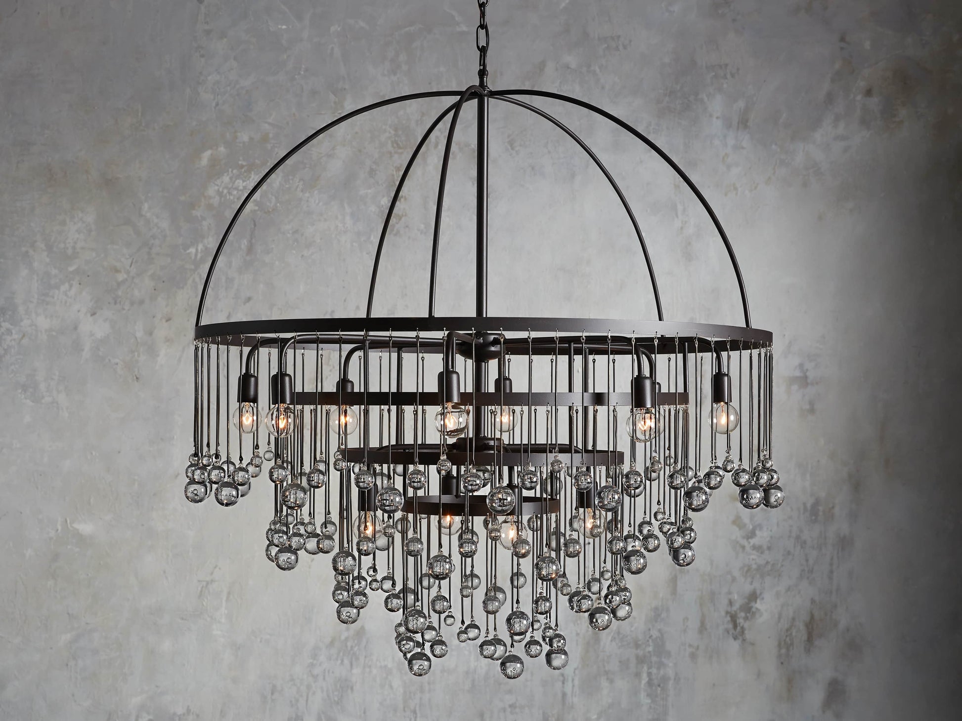 Aubrey Crystal Round Chandelier