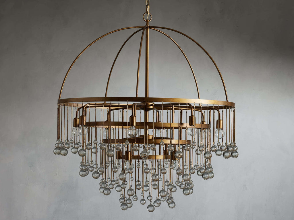 Aubrey Crystal Round Chandelier