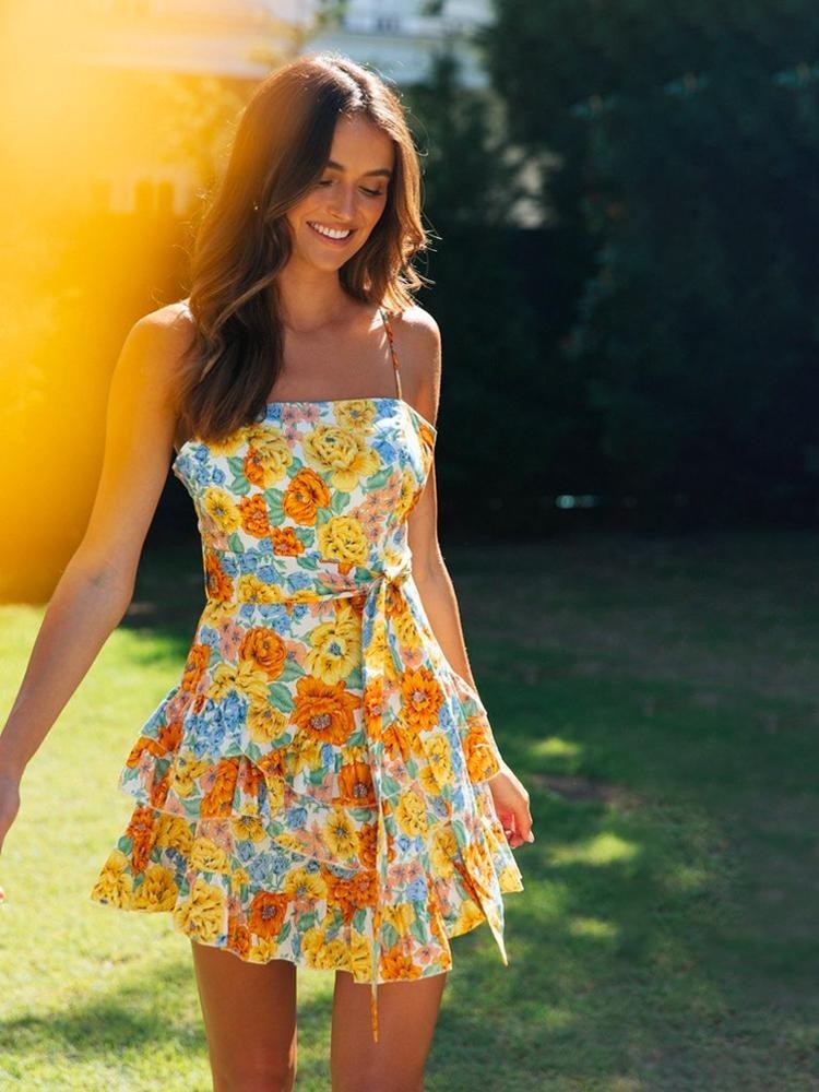 Aurelia Floral Slip Dress