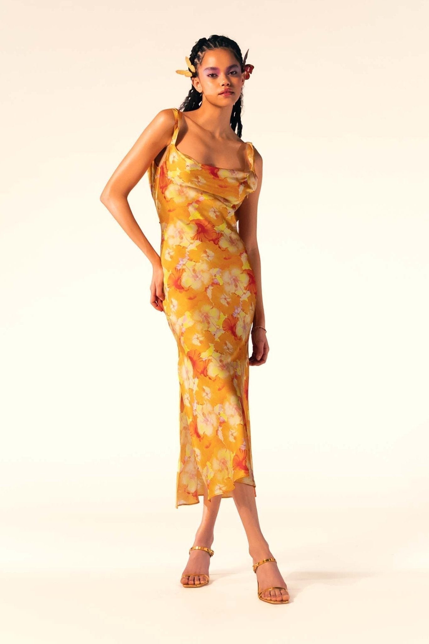 Calista Floral Maxi Dress