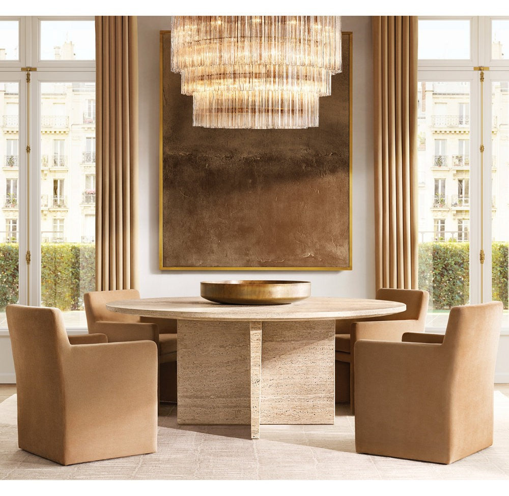 Cielo Three-Tier Blown Glass Chandelier