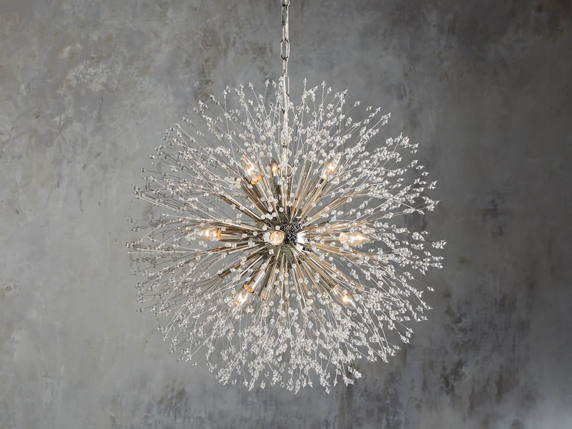 Dandelion Crystal Round Chandelier