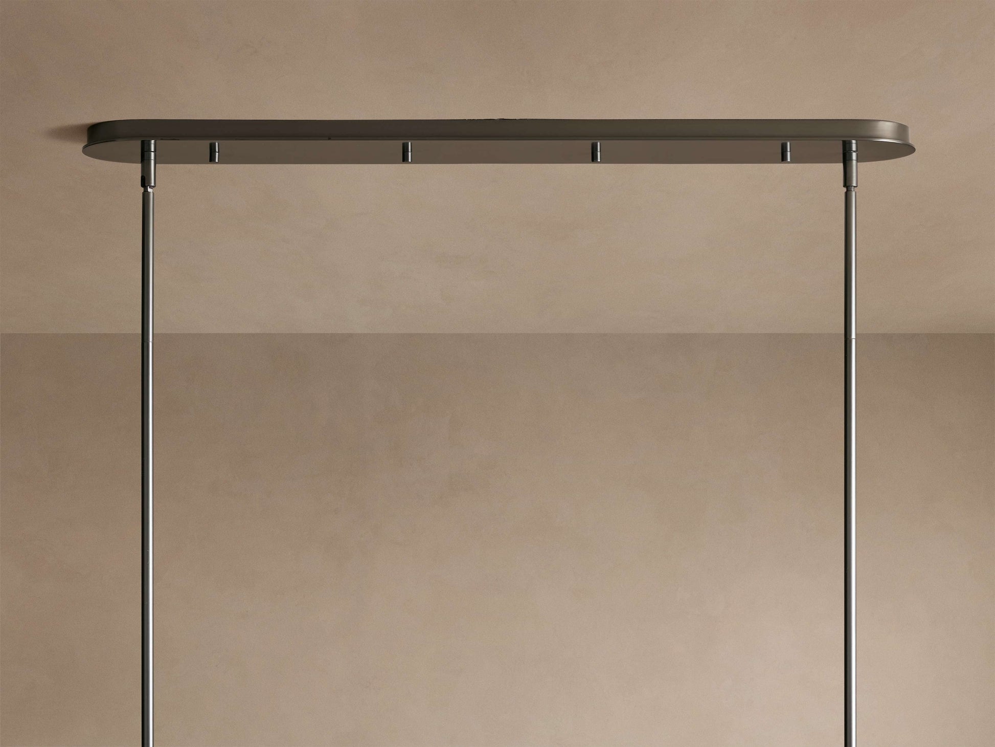 Daphne Bronze Linear Chandelier with Shades