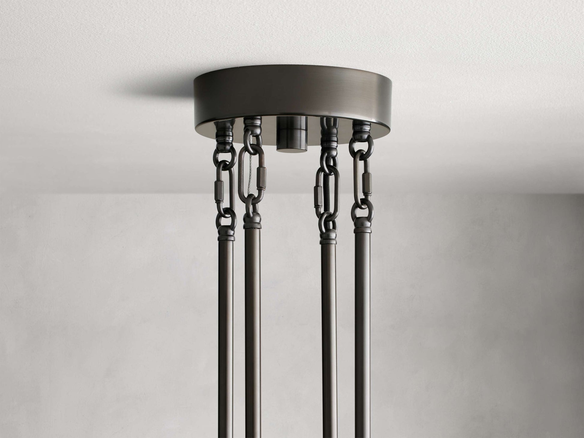 Delsie Reeded Glass Round Chandelier