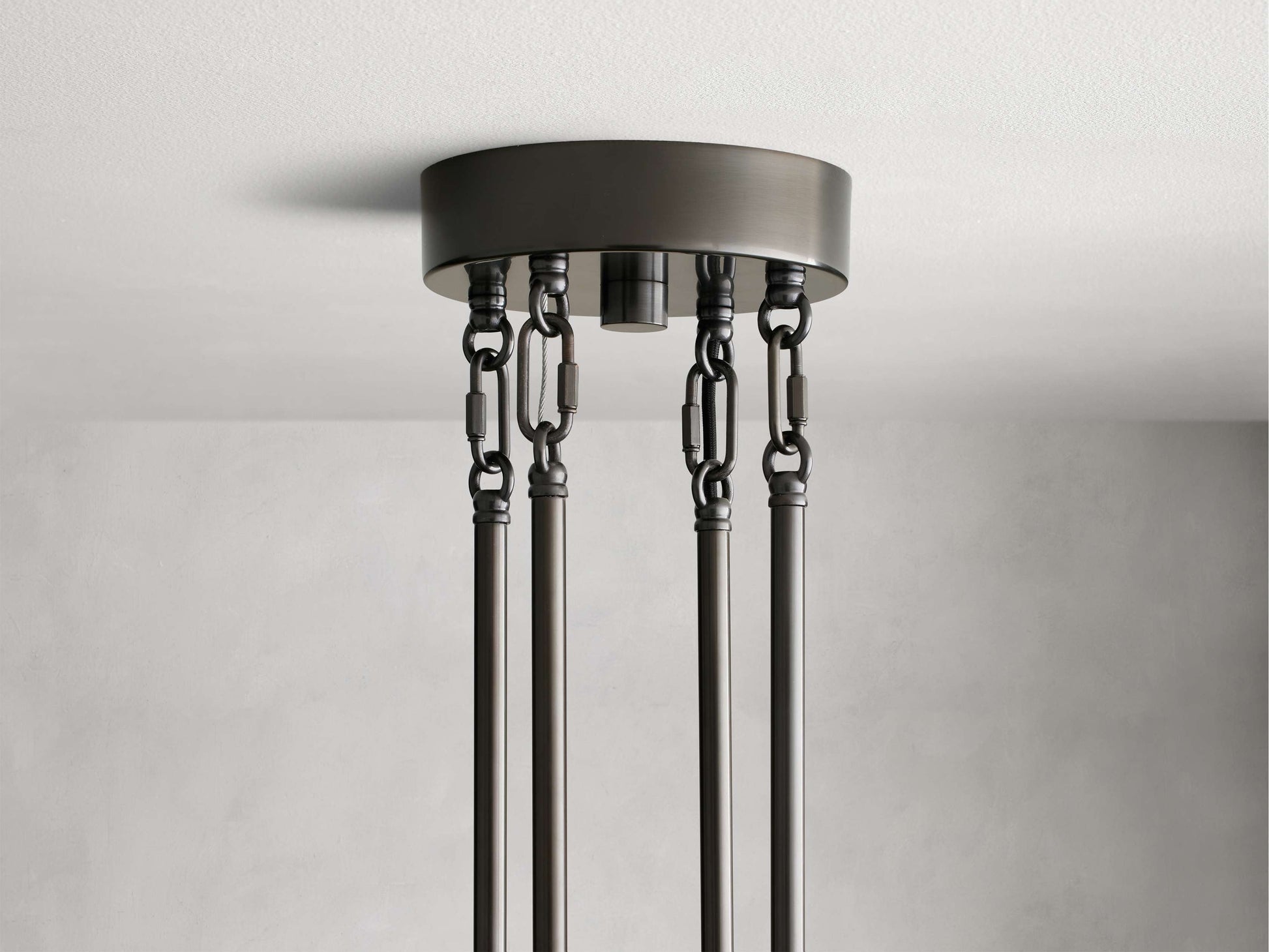 Delsie Reeded Glass Round Chandelier