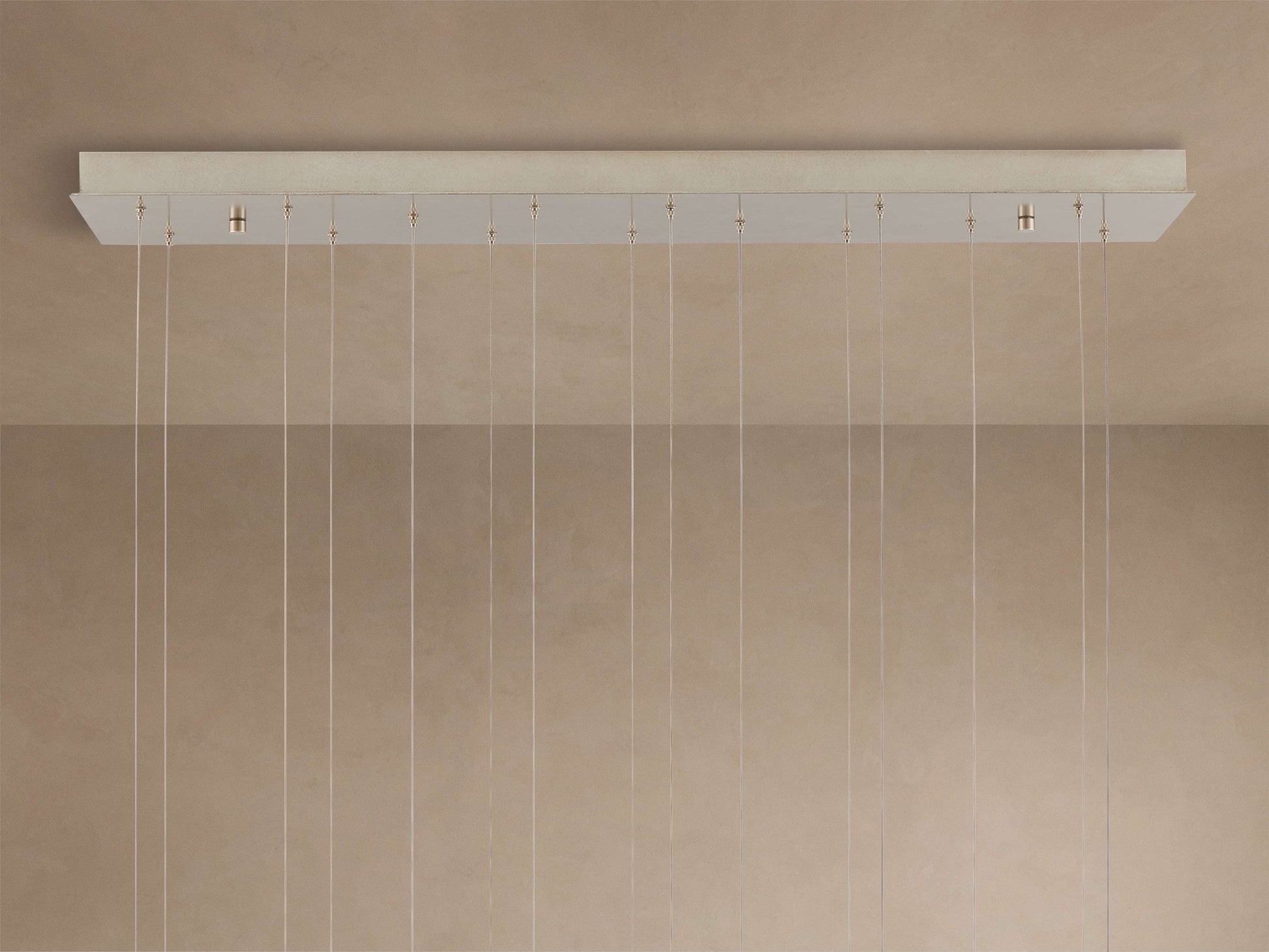 Edda Mercury Glass Linear Chandelier