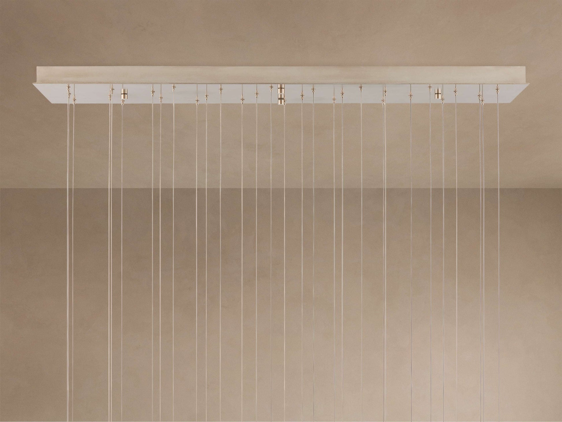 Edda Mercury Glass Linear Chandelier