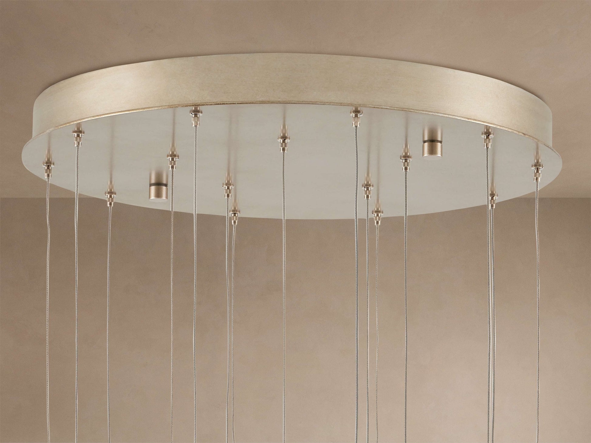 Edda Mercury Glass Round Chandelier