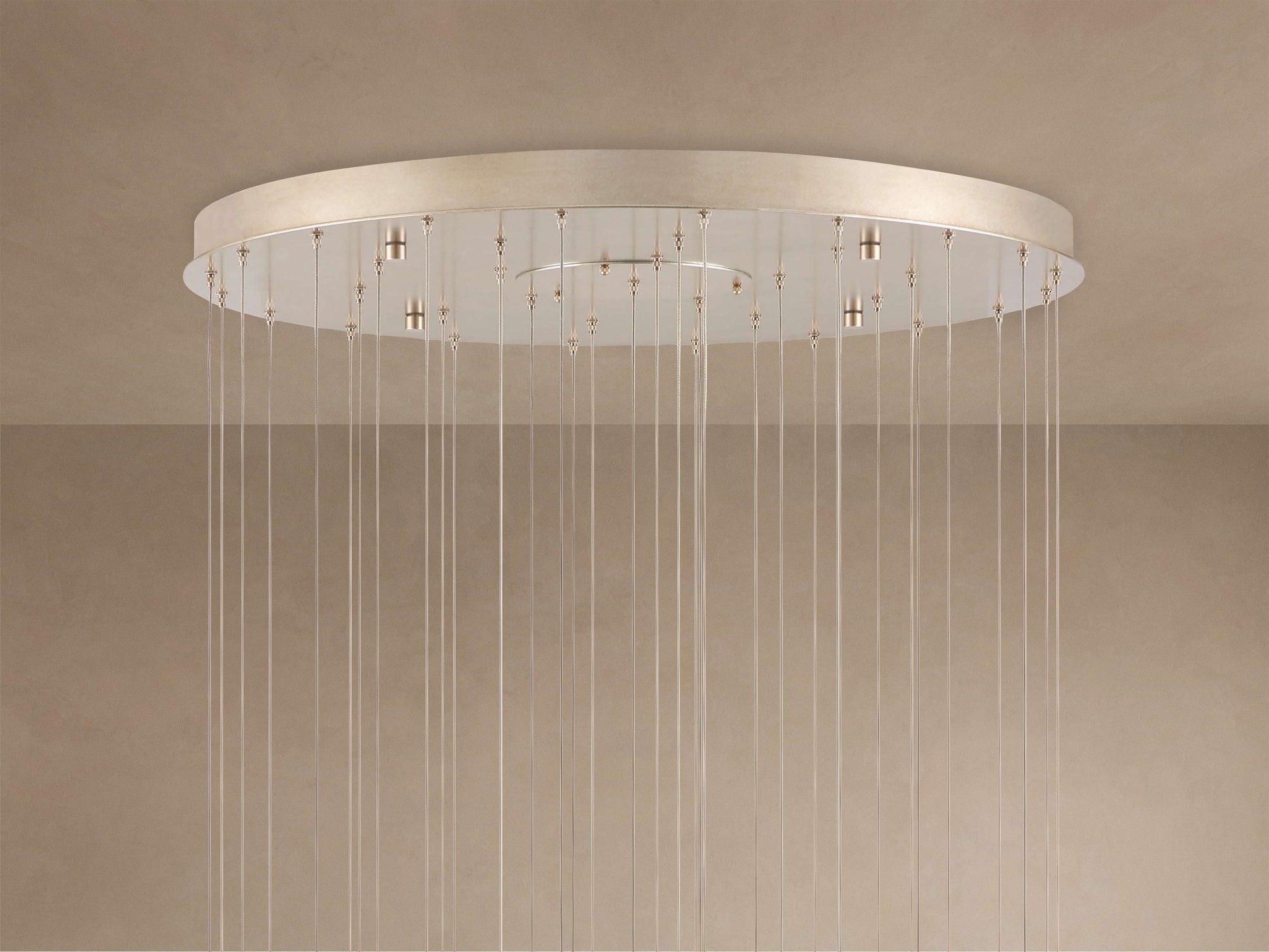 Edda Mercury Glass Round Chandelier