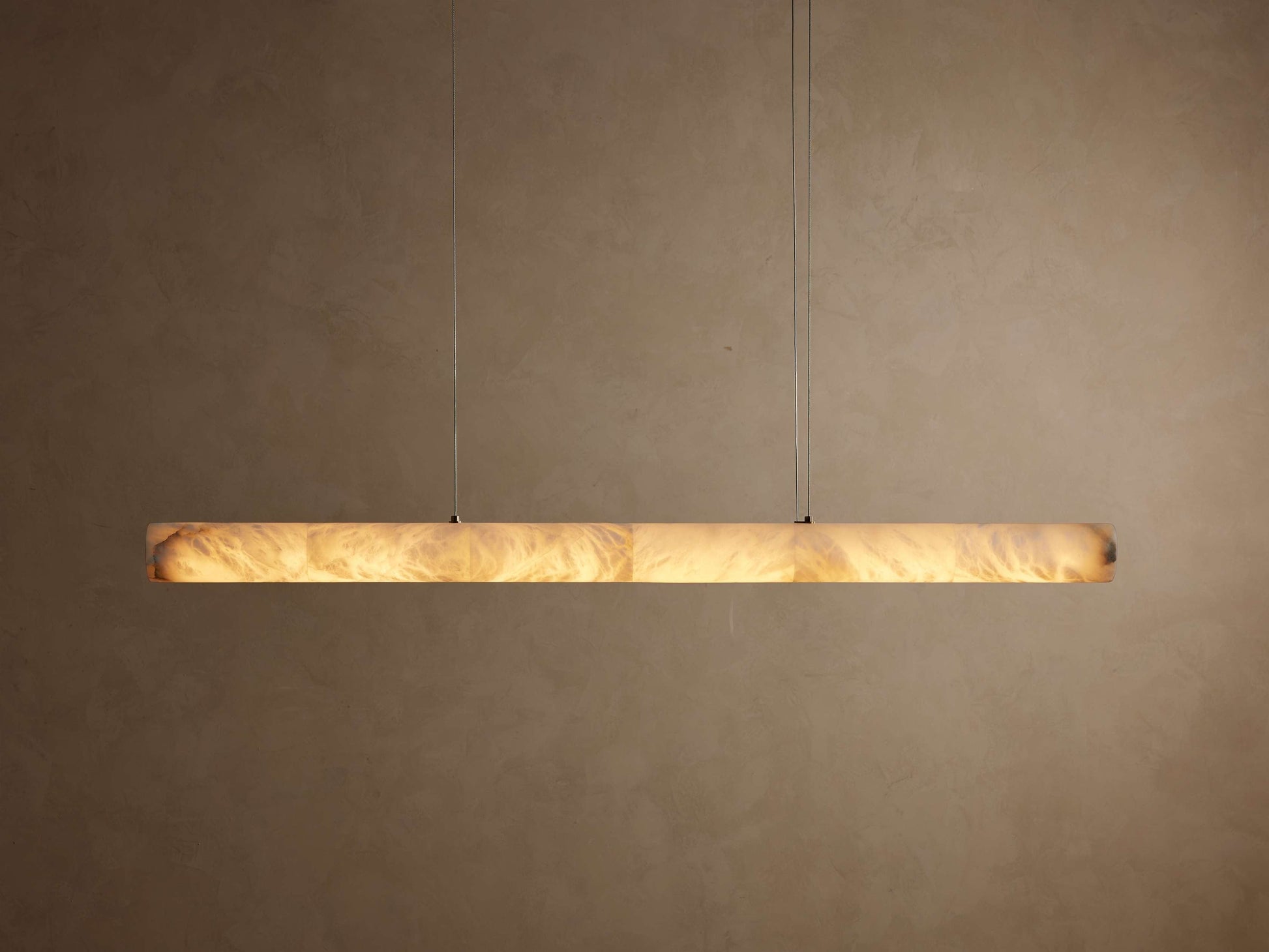 Halima Alabaster LED Linear Chandelier