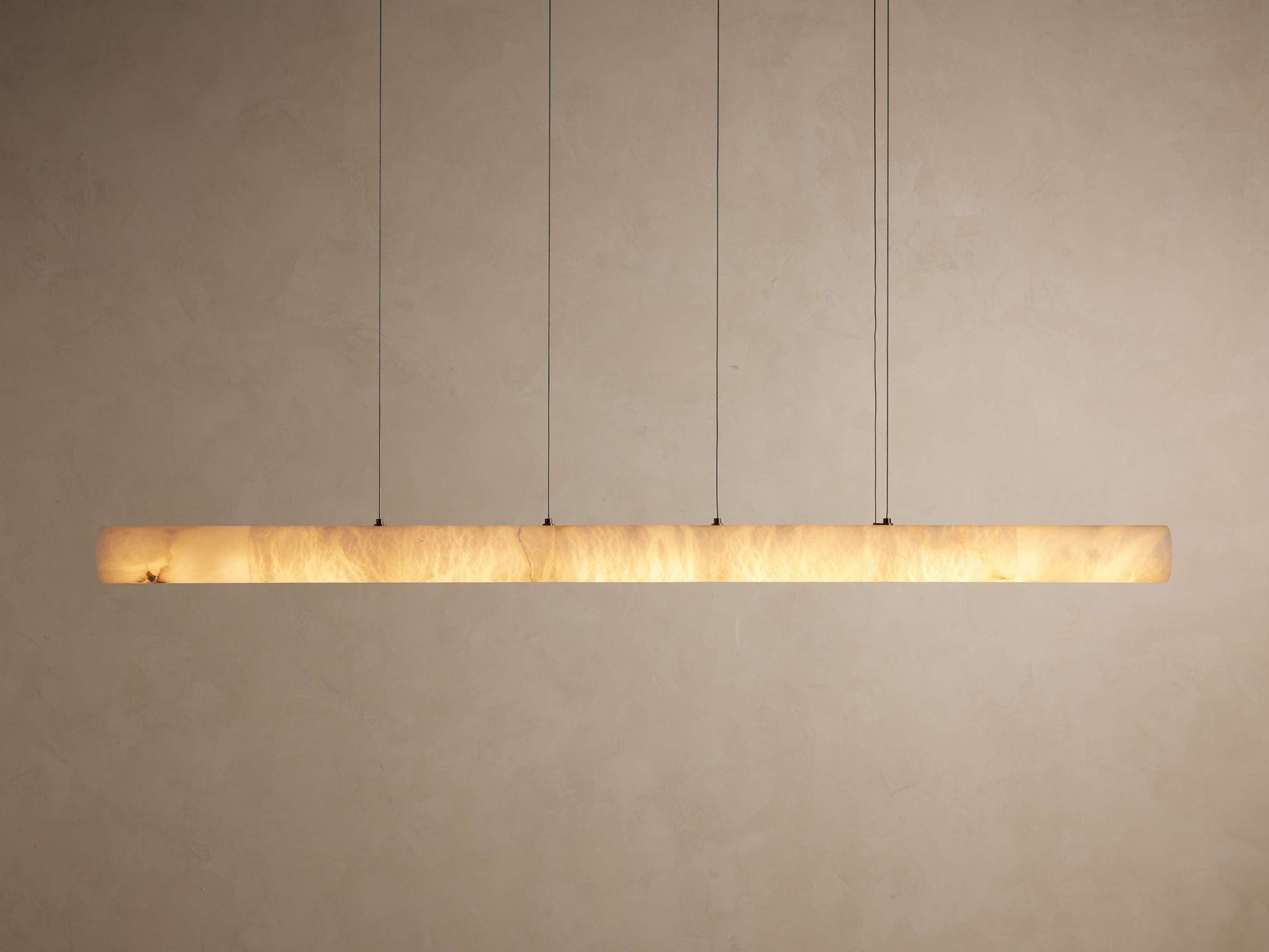 Halima Alabaster LED Linear Chandelier