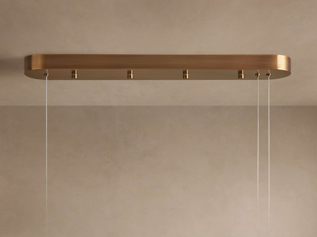 Halima Alabaster LED Linear Chandelier