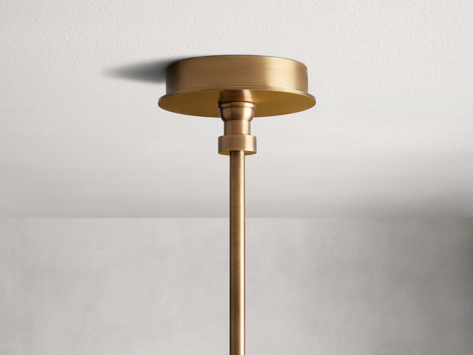 Hastings Mid-Century Brass Round Chandelier