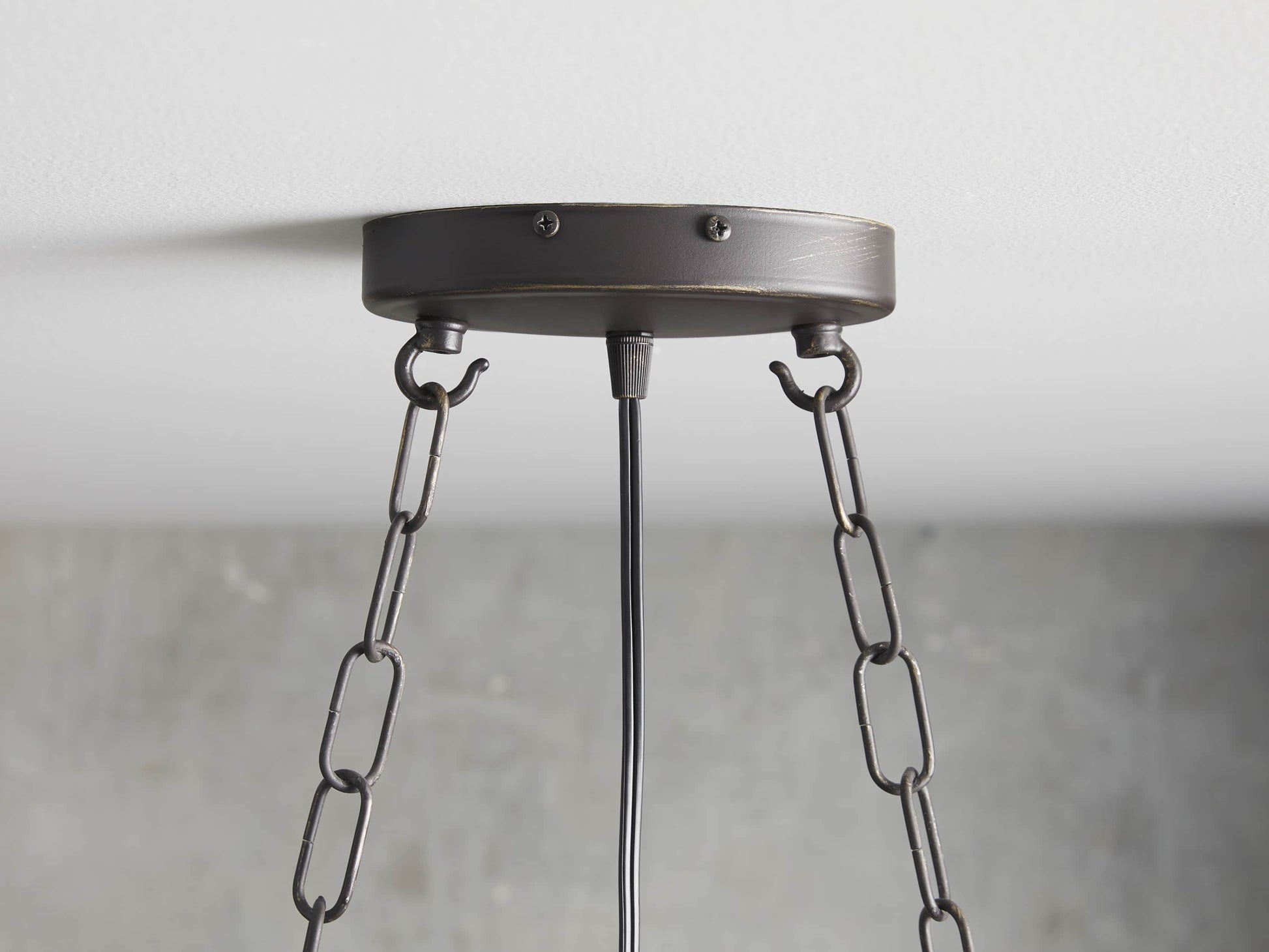 La Cage Bronze Rectangular Industrial Chandelier