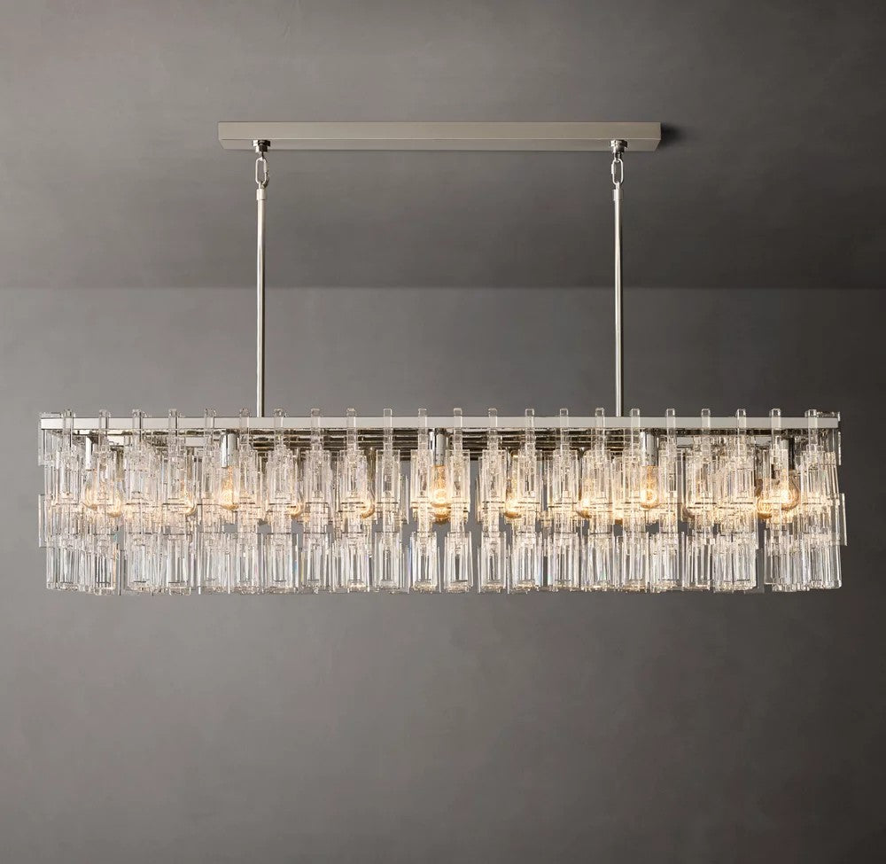 Marignan Rectangular Crystal Chandelier