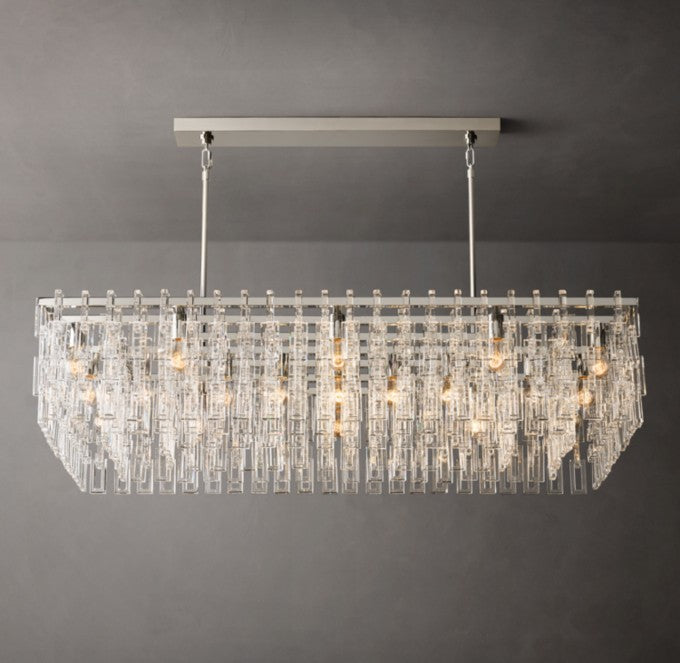 Marignan Rectangular Crystal Chandelier