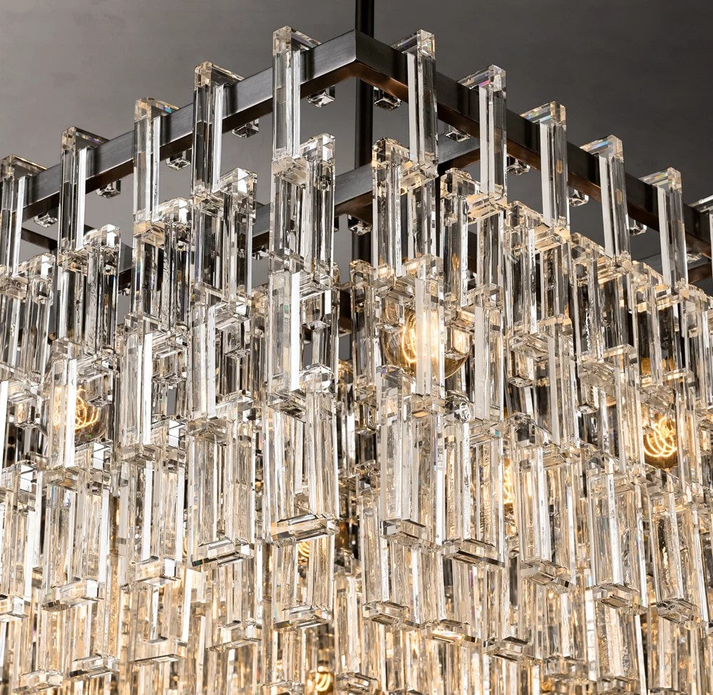 Marignan Rectangular Crystal Chandelier