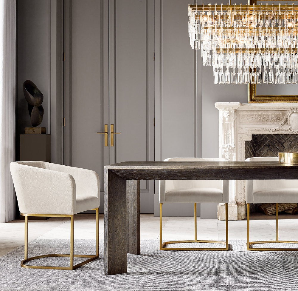 Marignan Tiered Rectangular Crystal Chandelier