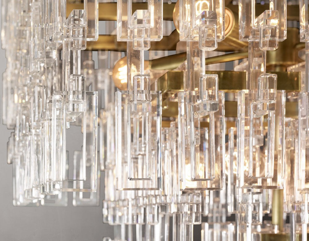 Marignan Tiered Round Crystal Chandelier