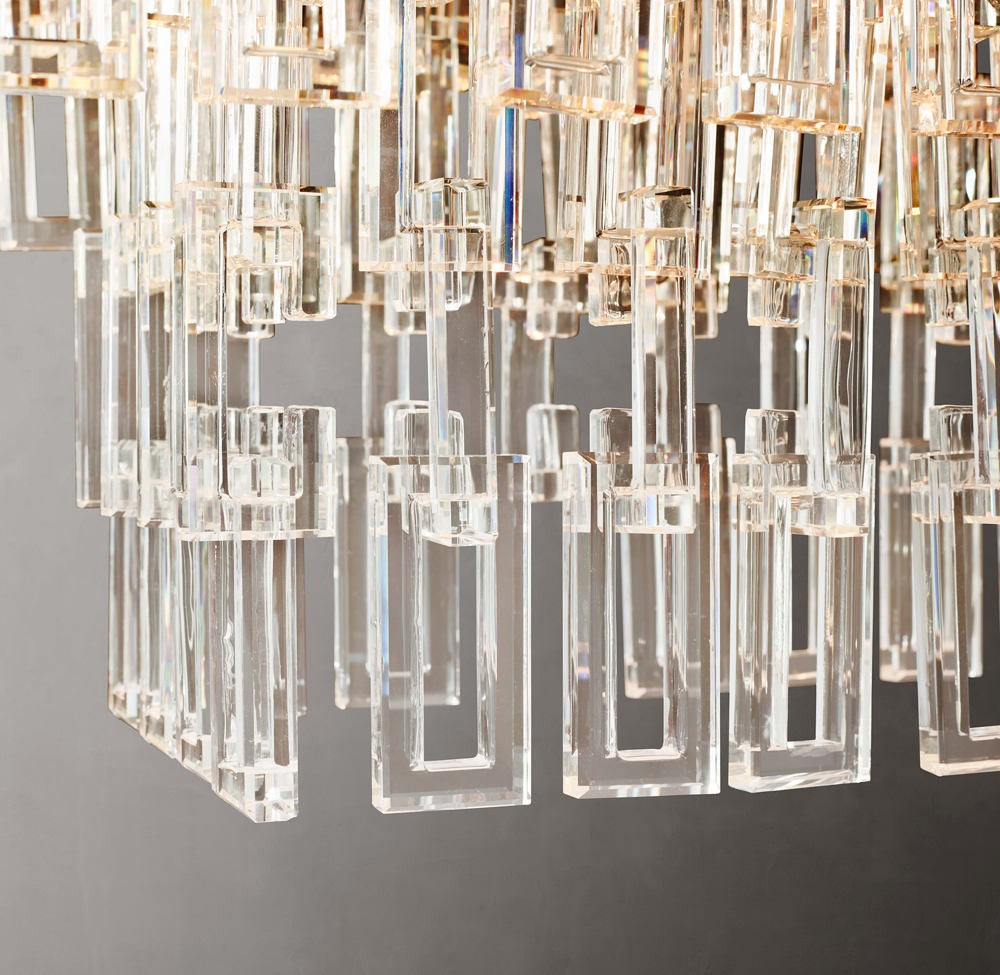 Marignan Tiered Round Crystal Chandelier