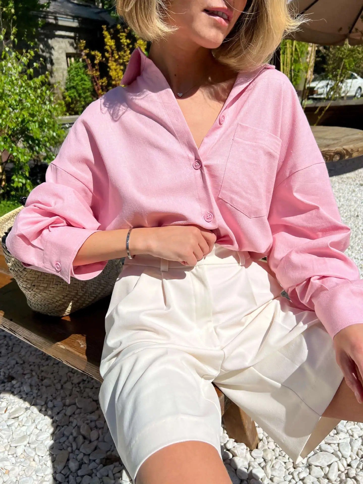 Marisse High-Waist Summer Shorts
