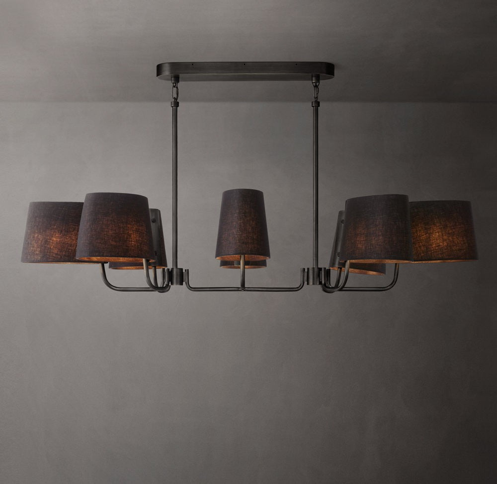 Martineau Linear Brass Chandelier