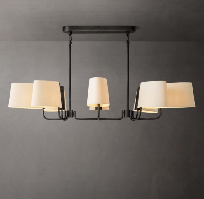 Martineau Linear Brass Chandelier