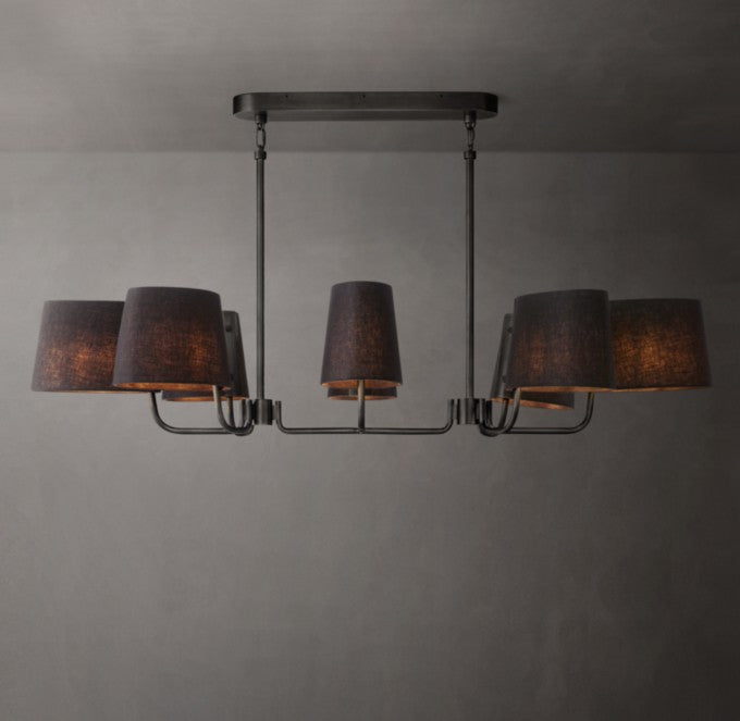 Martineau Linear Brass Chandelier