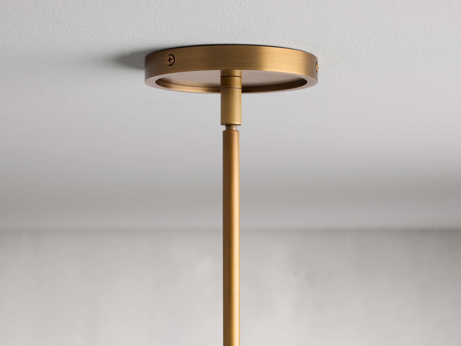 Rhodes Mid-Century Linen Shade Round Chandelier