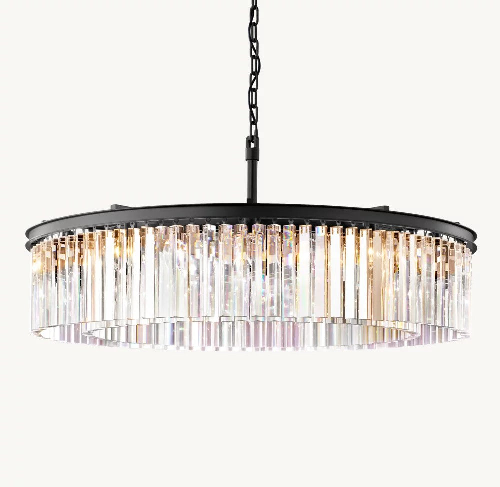 Rhys Round Crystal Ring Chandelier