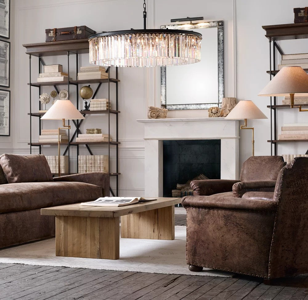 Rhys Round Crystal Ring Chandelier