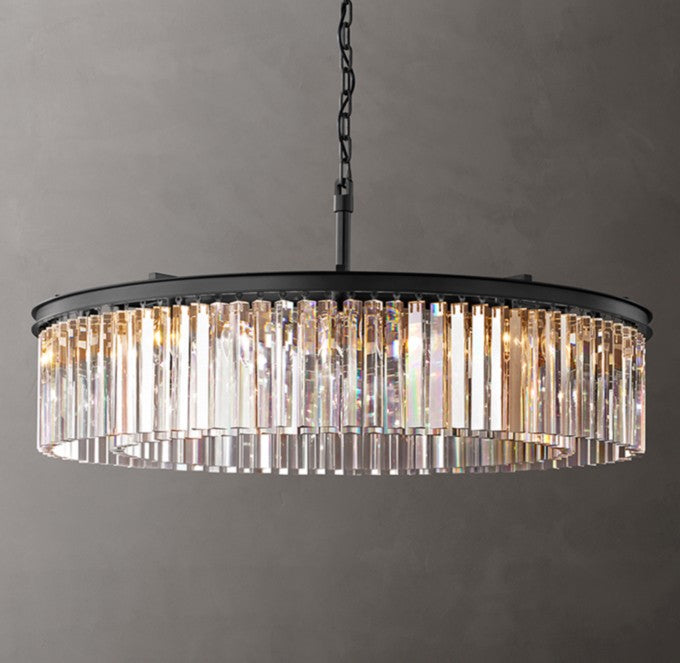 Rhys Round Crystal Ring Chandelier