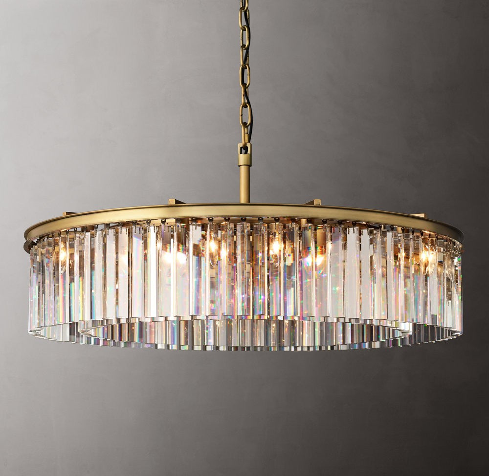 Rhys Round Crystal Ring Chandelier
