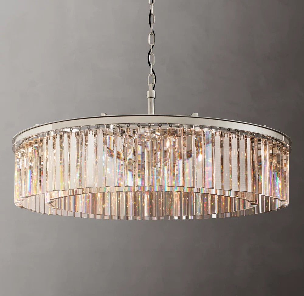 Rhys Round Crystal Ring Chandelier