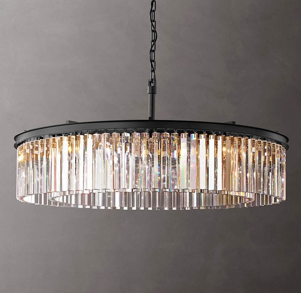 Rhys Round Crystal Ring Chandelier