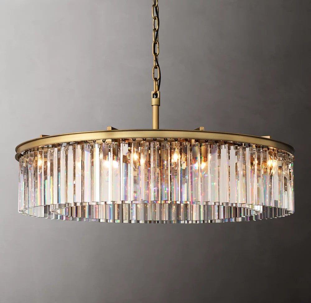 Rhys Round Crystal Ring Chandelier