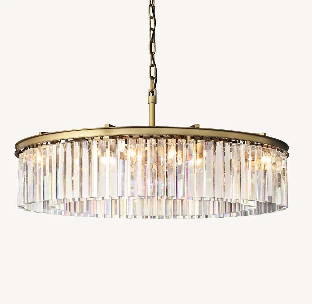 Rhys Round Crystal Ring Chandelier