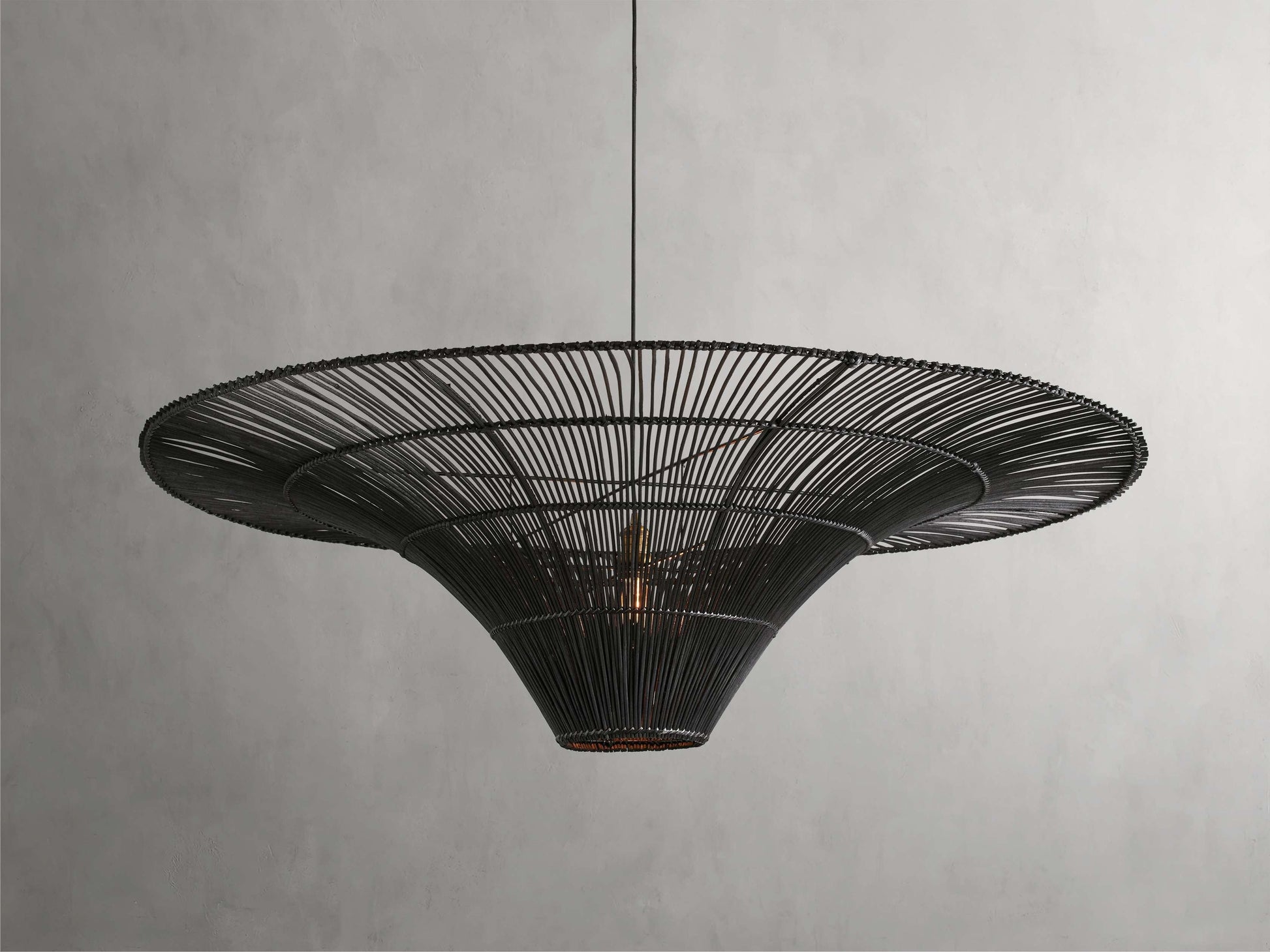 Seth Handwoven Rattan Chandelier