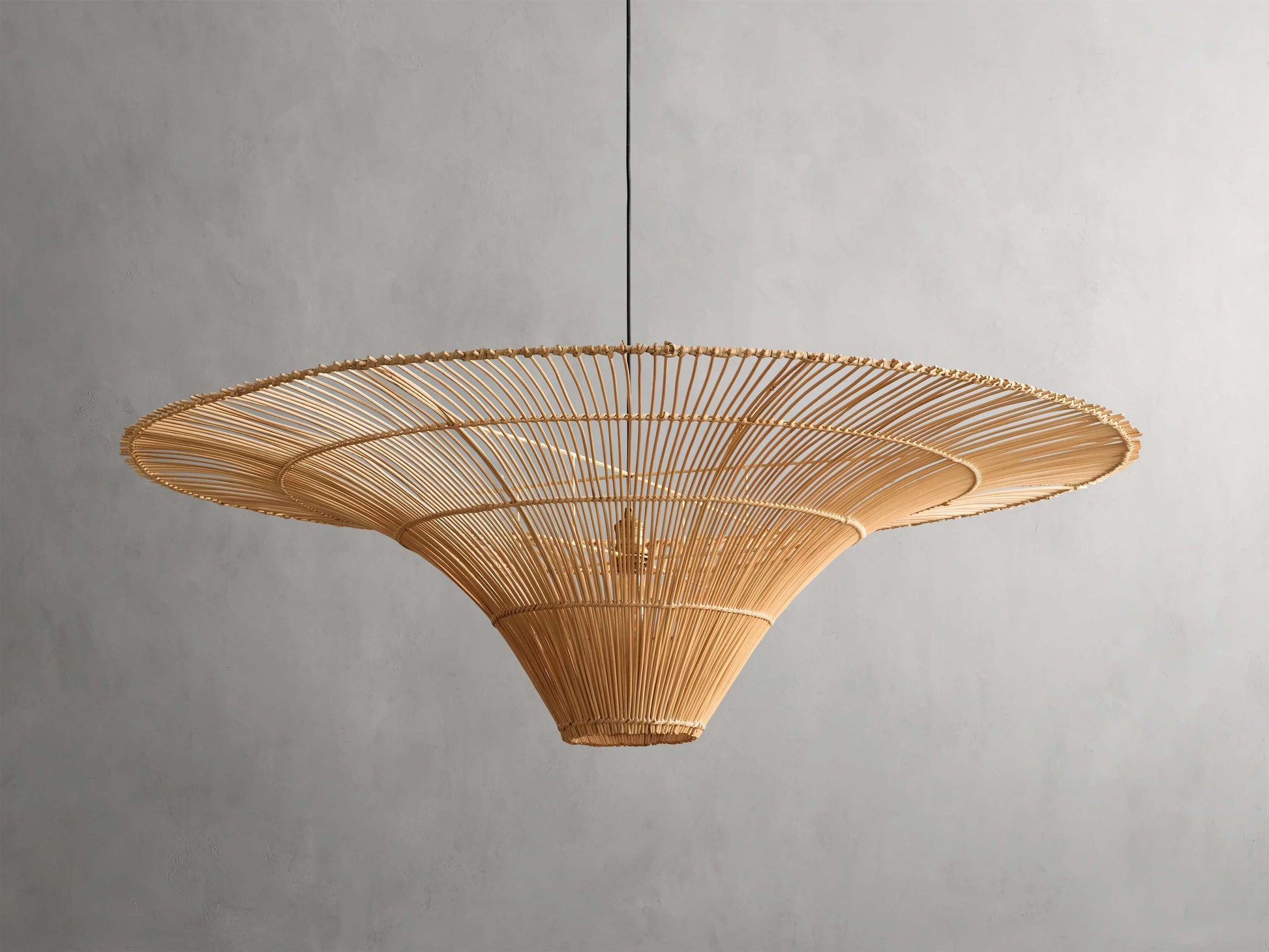 Seth Handwoven Rattan Chandelier