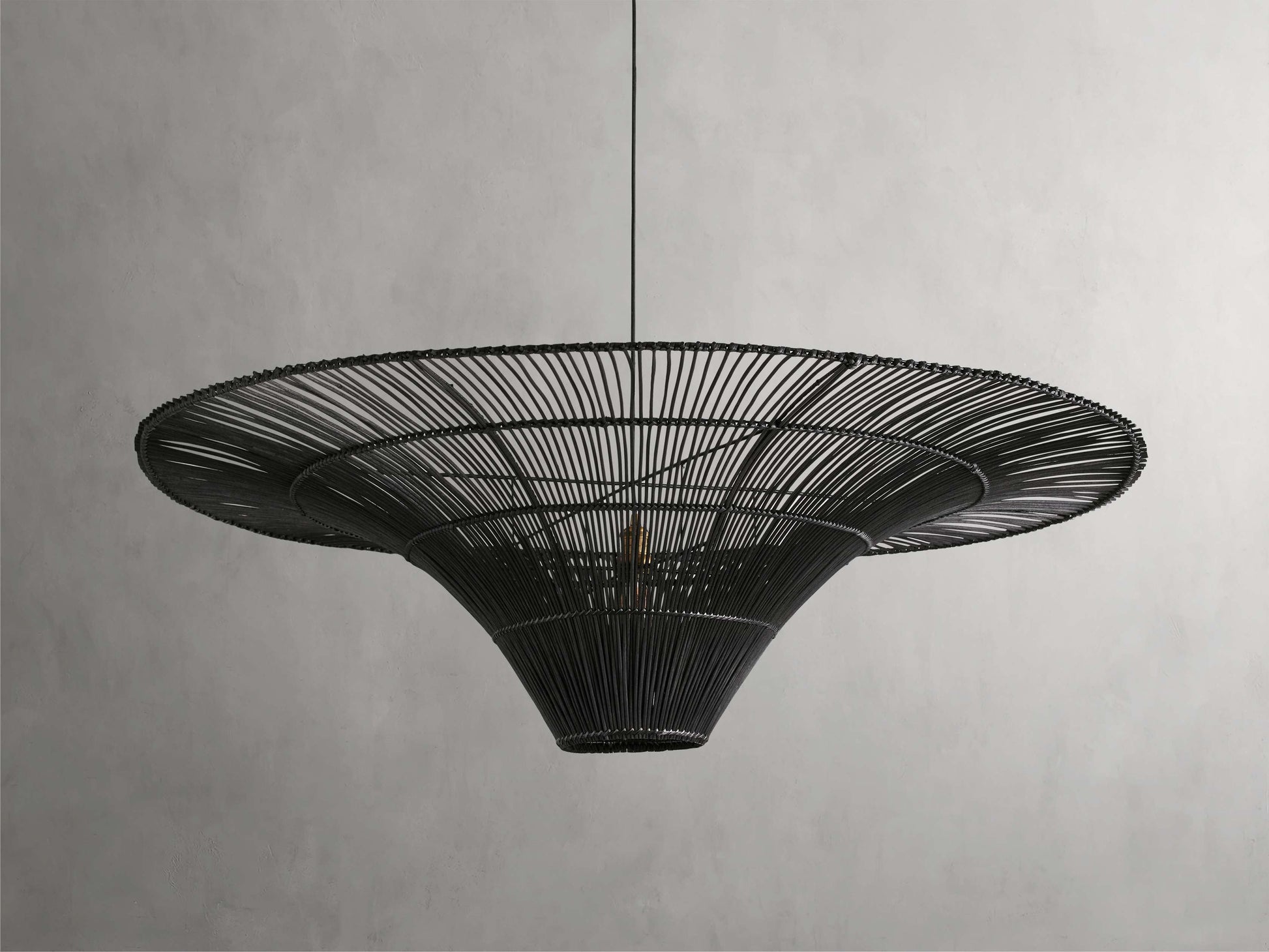 Seth Handwoven Rattan Chandelier